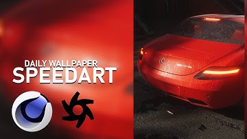 SLS 3D Render Speedart I Daily wallpaper I Cinema4d and Octane