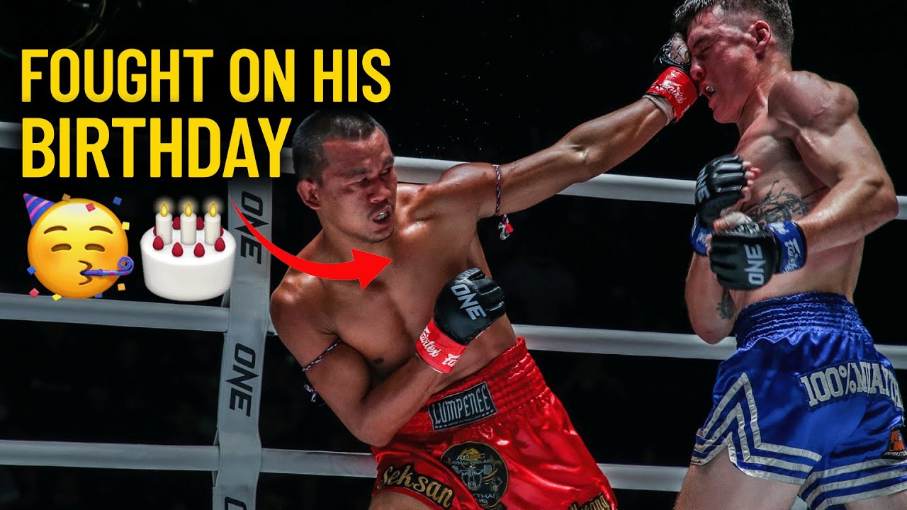 Muay Thai Fighter Went To WAR On His BIRTHDAY 😱 AGGRESSIVE Muay Thai Duel