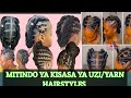 Hii ndiyo MITINDO MIPYA YA KUSUKA NYWELE kwa UZI/YARN HAIRSTYLES #hairstyles #new #latest