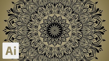 How to Create Big Mandala | Adobe Illustrator Tutorials