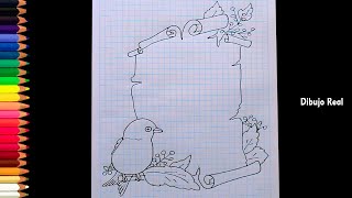 Ideas de dibujar caratulas bonitas