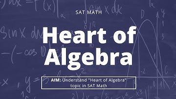 SAT HEART OF ALGEBRA MATH SECTION | SUMMIT TUTORING