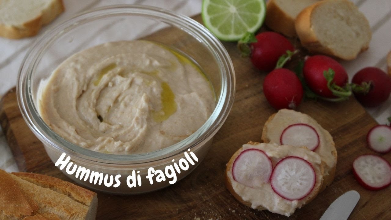 Come fare L'HUMMUS di FAGIOLI CANNELLINI Ricetta FACILE e Veloce!