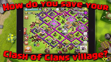 Clash of Clans - How do you save your village with Google+ & Game Center