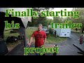 horse / camper trailer conversion part 1