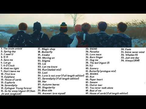 [bts playlist] → sad songs