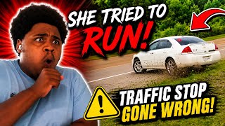 Woman Flees After Cop Changes Her Tire… WHAT?! 😳 Woman Flees After Cop Changes Her Tire