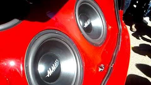 4 subwoffers mmats audio de 15" en GTI