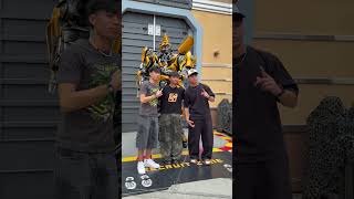 “ Fun times with Bumblebee “ 😀 #bumblebee #transformers