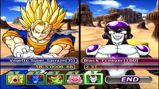 Team Vegetto SSJ Vs Black Freezer Con Niveles De Poder! Dragon Ball Z Budokai Tenkaichi 3