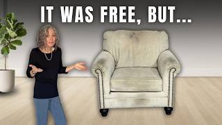 FREE is usually free for a reason! Can this filthy dirty chair be saved?