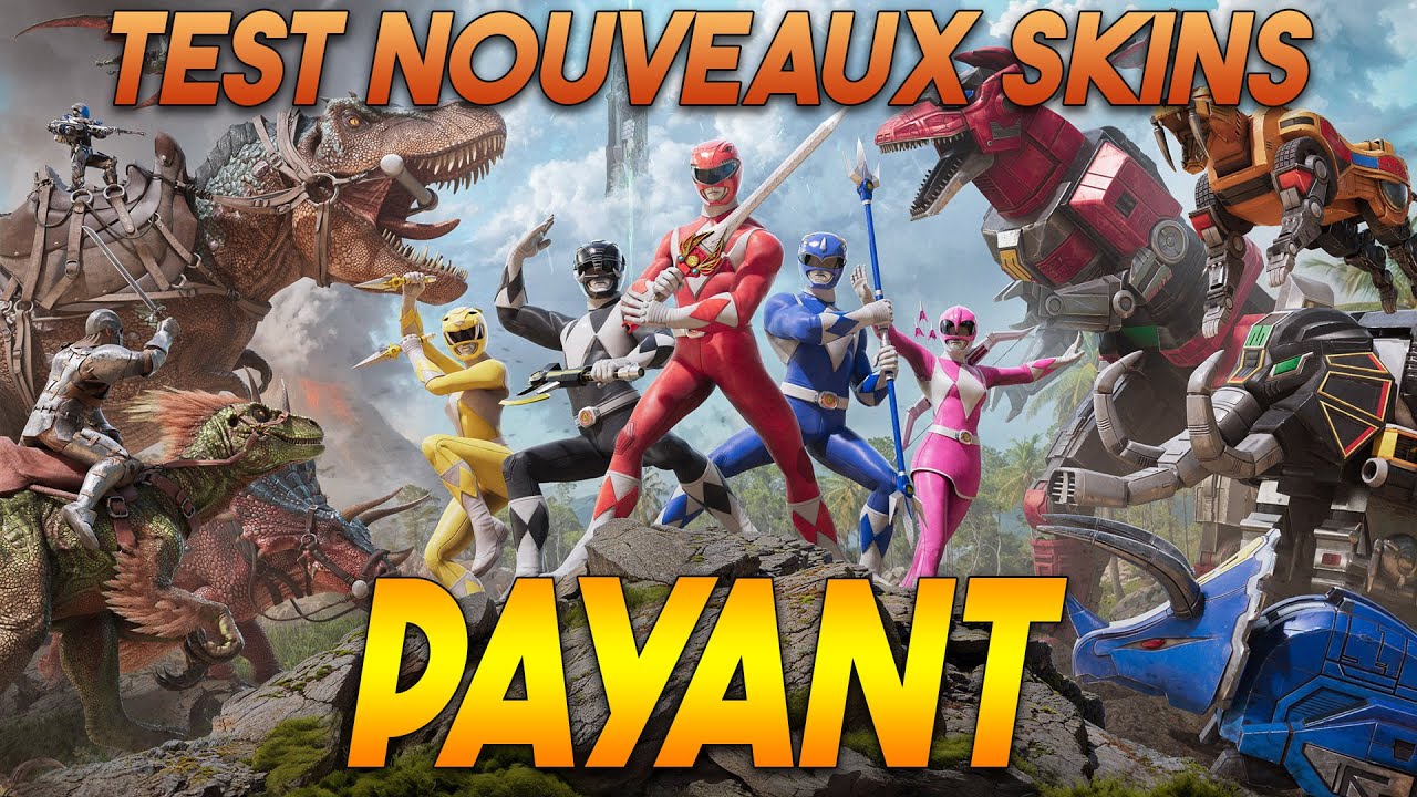 POWER RANGERS ARK TEST DU NOUVEAU MOD PAYANT : Mod Test - YouTube