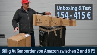 Billige Außenborder von Amazon // Unboxing & Test