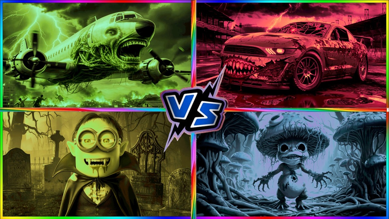 Monster Battle x4! Coffin Dance Song 4