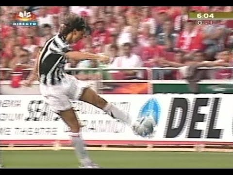 Zlatan Ibrahimovic Incredible goal for Juventus vs Benfica (2005 Pre-Season)