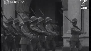 Royal Berkshires Regiment Marches In Annual Tribute To General Gordon At Khartoum 1934