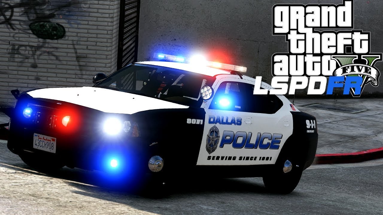 GTA 5 - LSPDFR - Ep 85 - Dallas Texas Police! vlogs in spanish
