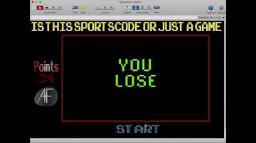 Is this Sportscode or just a game?