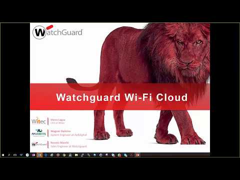 Webinar Witec - Watchguard Wifi Cloud