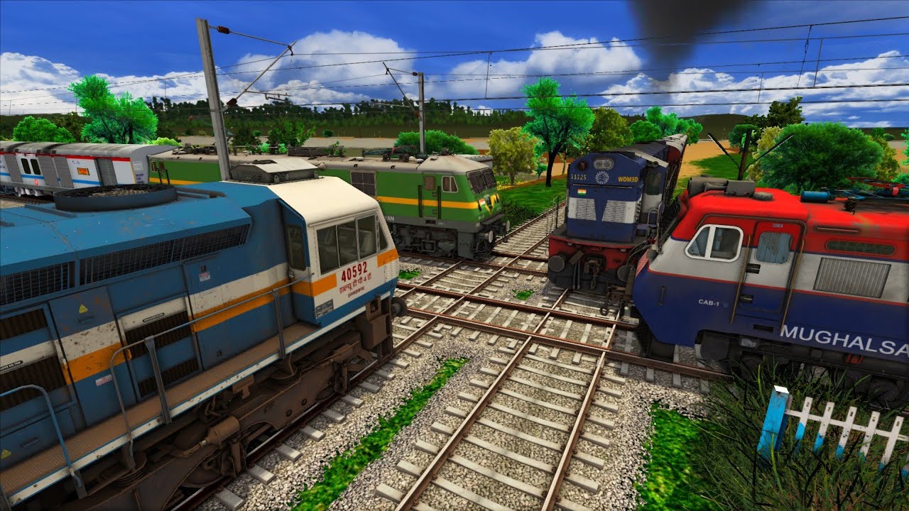 Trains Dangerous Interlocking Close Calls Compilation | Diamond ...