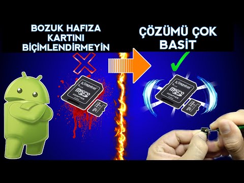 Bozuk Hafıza Kartından Veri Kurtarma (BİÇİMLENDİRME YAPMADAN ÇÖZÜMÜ)