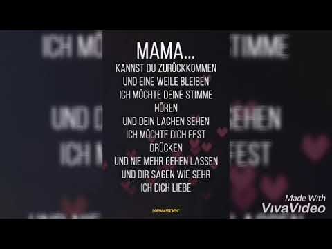 Texte dich ich mama vermisse Ich Vermisse