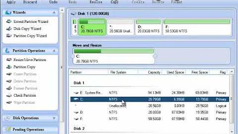 Resize and Move Partition in Windows 7
