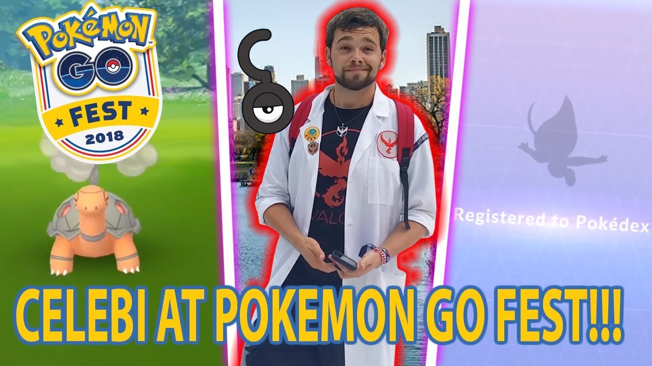 CATCHING CELEBI AT POKEMON GO FEST 2018!!!