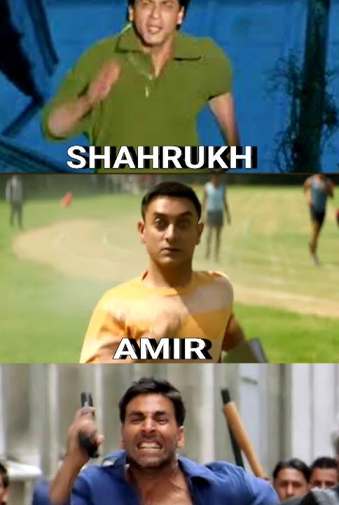 Who Runs Batter ? Shahrukh_ Amir Khan_ Akshay Kumar #shahrukh_khan #akshaykumar #amirkhan #bollywood