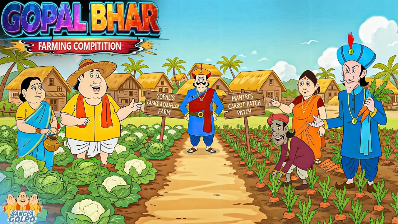 ফুলকপি বনাম গাজর! 🥦🥕 | চাষের মহাযুদ্ধ | গোপালের বুদ্ধি বনাম মন্ত্রীর কৌশল 🔥 | Bangla Golpo
