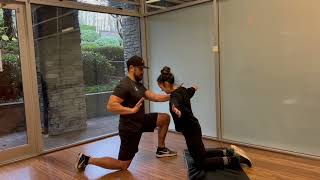 Kneeling Partner Plank Variations