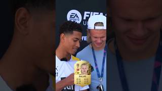 Players React to FIFA Cards + Haaland😭 #fifa #football #shorts