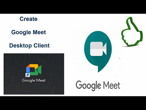 Video Create google meet desktop client - youtube
