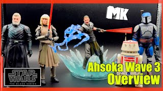 Let's talk about the new Ahsoka and Mandalorian Wave of Black Series Figures for about 40 minutes