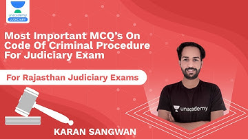 Most Important MCQ’s on Code of Criminal Procedure for Judiciary Exam | PCSJ | Karan Sangwan