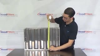 How To Measure Baffle Hood Filters