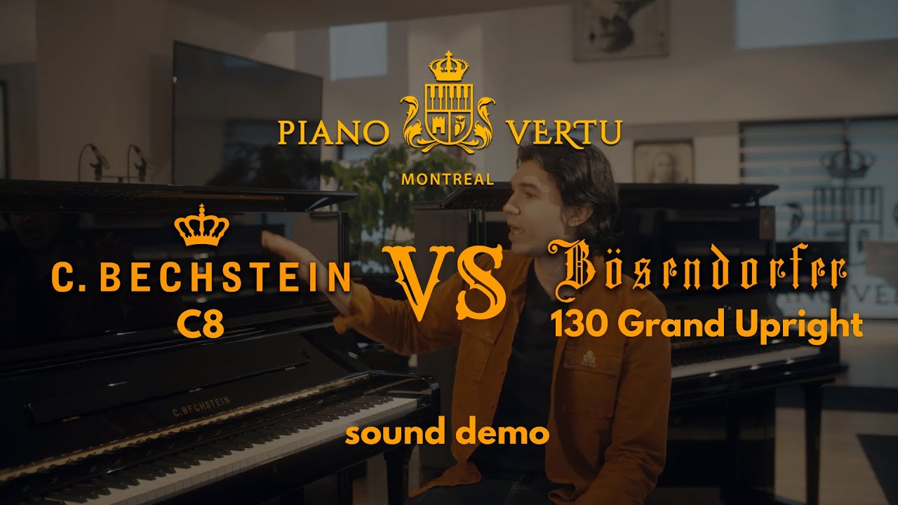 Bösendorfer 130 Grand Upright VS C.Bechstein C8 - 2 of the Best Uprights in the World
