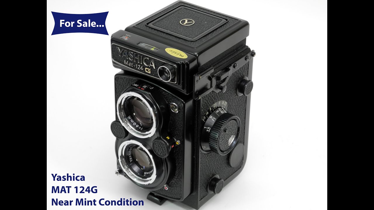 Yashica Mat 124G 6x6 TLR Film Camera With Yashinon 80mm F3.5 Lens near