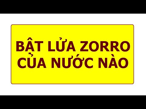 Video: Zorro có bản quyền không?