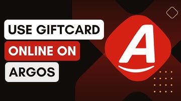 Argos How To Use Gift Card Online !