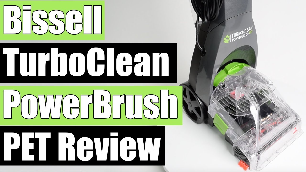 BISSELL 2806 TurboClean PowerBrush Carpet Cleaner Green 