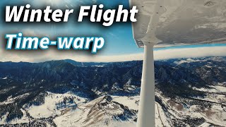 Time-lapse / Time-warp of a Winter Flight in Colorado by San Chaik 700 views 3 years ago 8 minutes, 17 seconds