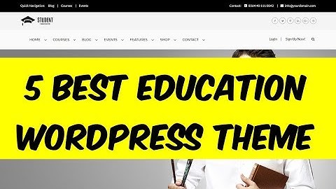 5 Best Education Wordpress Themes