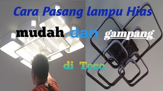 Cara Pasang LED STRIP / DOWNLIGHT RGB panel 2 warna plafon minimalis #eps18