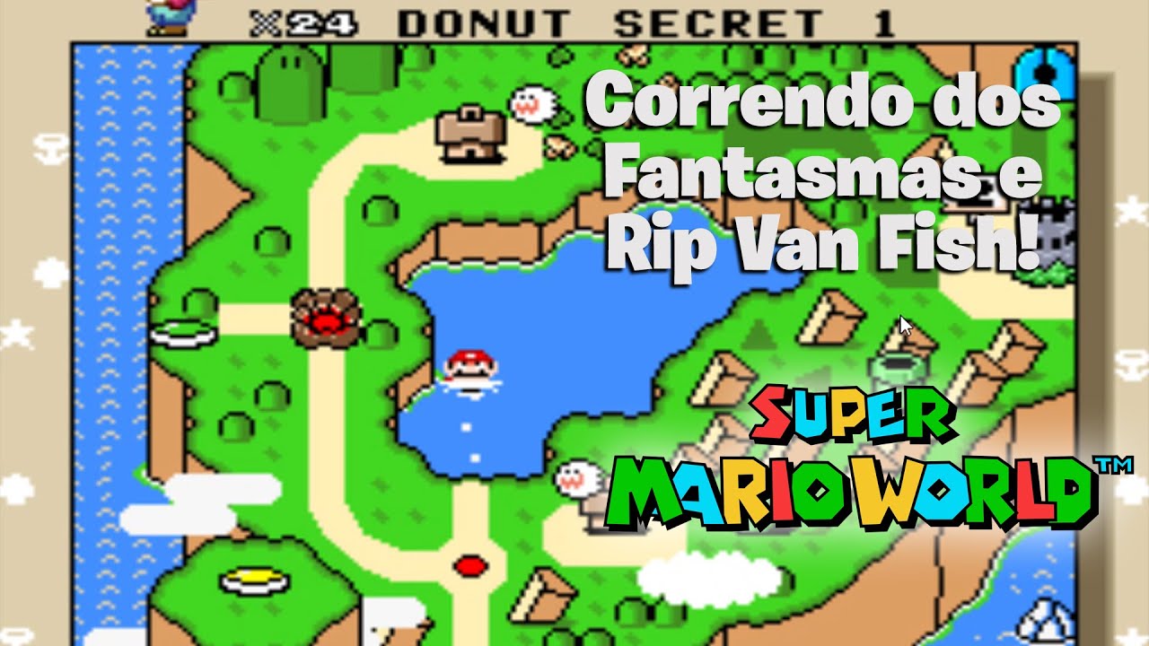 Super Mario World #6 - Donut Secret 1 & Donut Ghost House - Gameplay ...