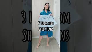 3 Looks com Short Jeans! #dicasdelook #look #looks 3 Looks com Short Jeans! #dicasdelook #look #looks