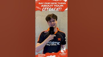 Say one nice thing about your opponent | FNC vs KC