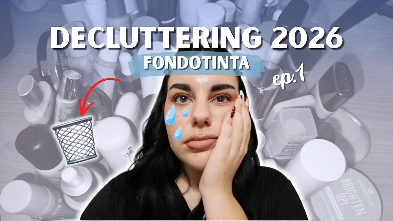 BUTTO TUTTI I MIEI FONDOTINTA 😳🗑️ DECLUTTERING EP.1