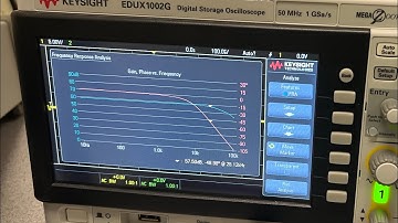 Bode Plot on Oscilloscope - Frequency Response Analysis
