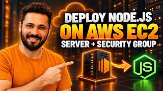 Deploy Node App on AWS EC2 Instance | Install Node, Git & Security Group | DevOps for Frontend #28